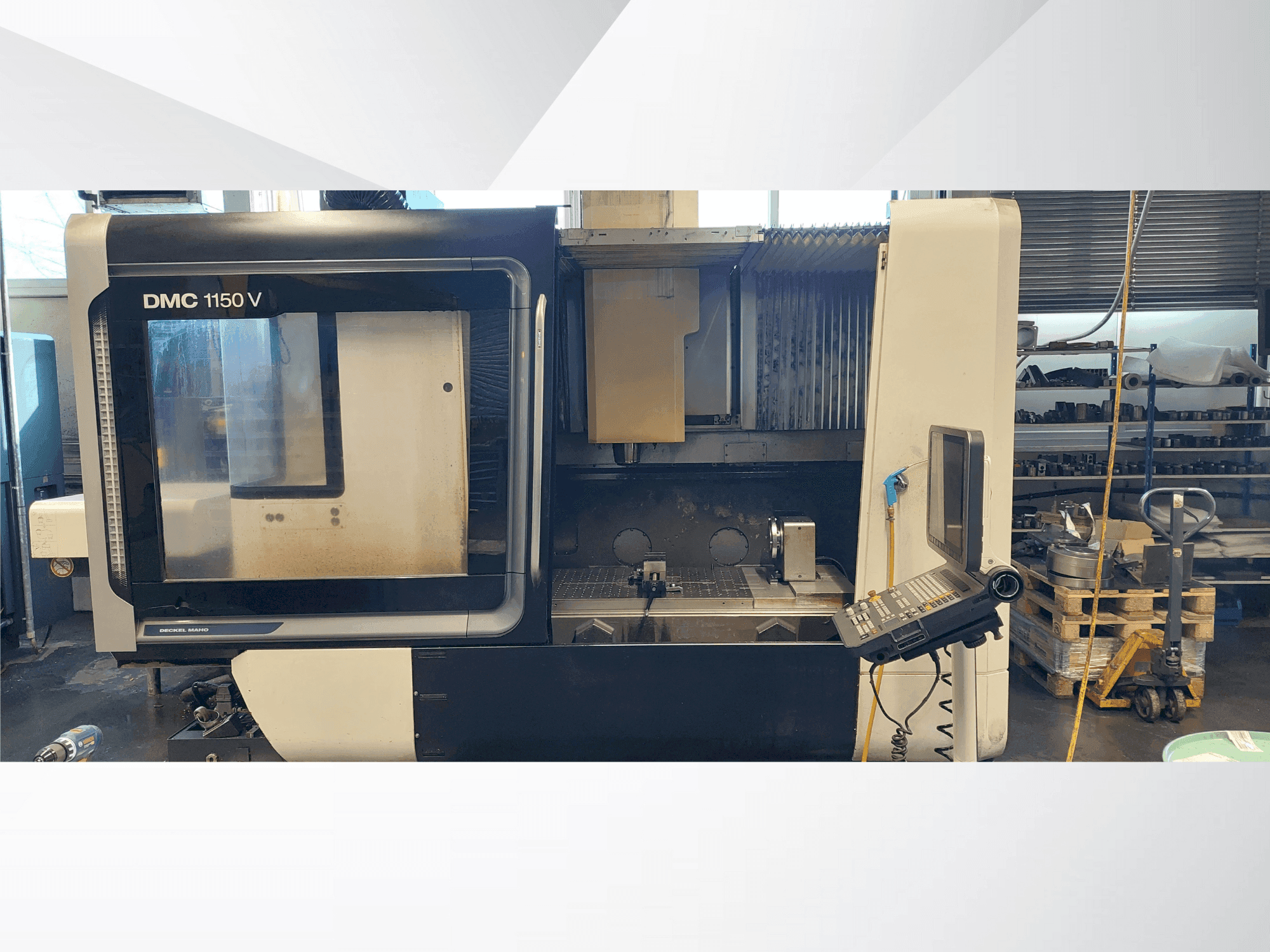 Mašīnas DMG MORI DMC 1150 pretskats