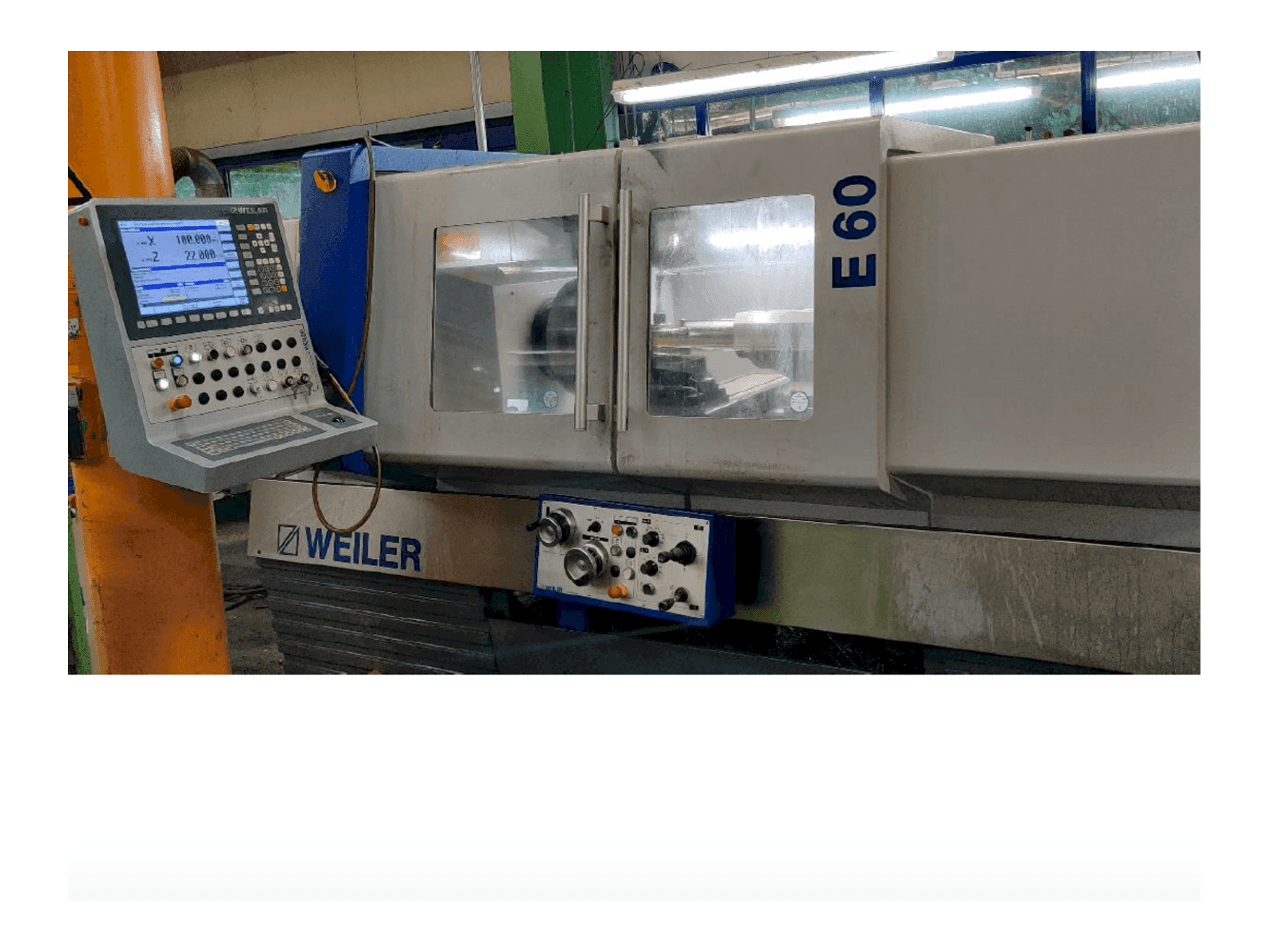 Mašīnas Weiler E60 pretskats