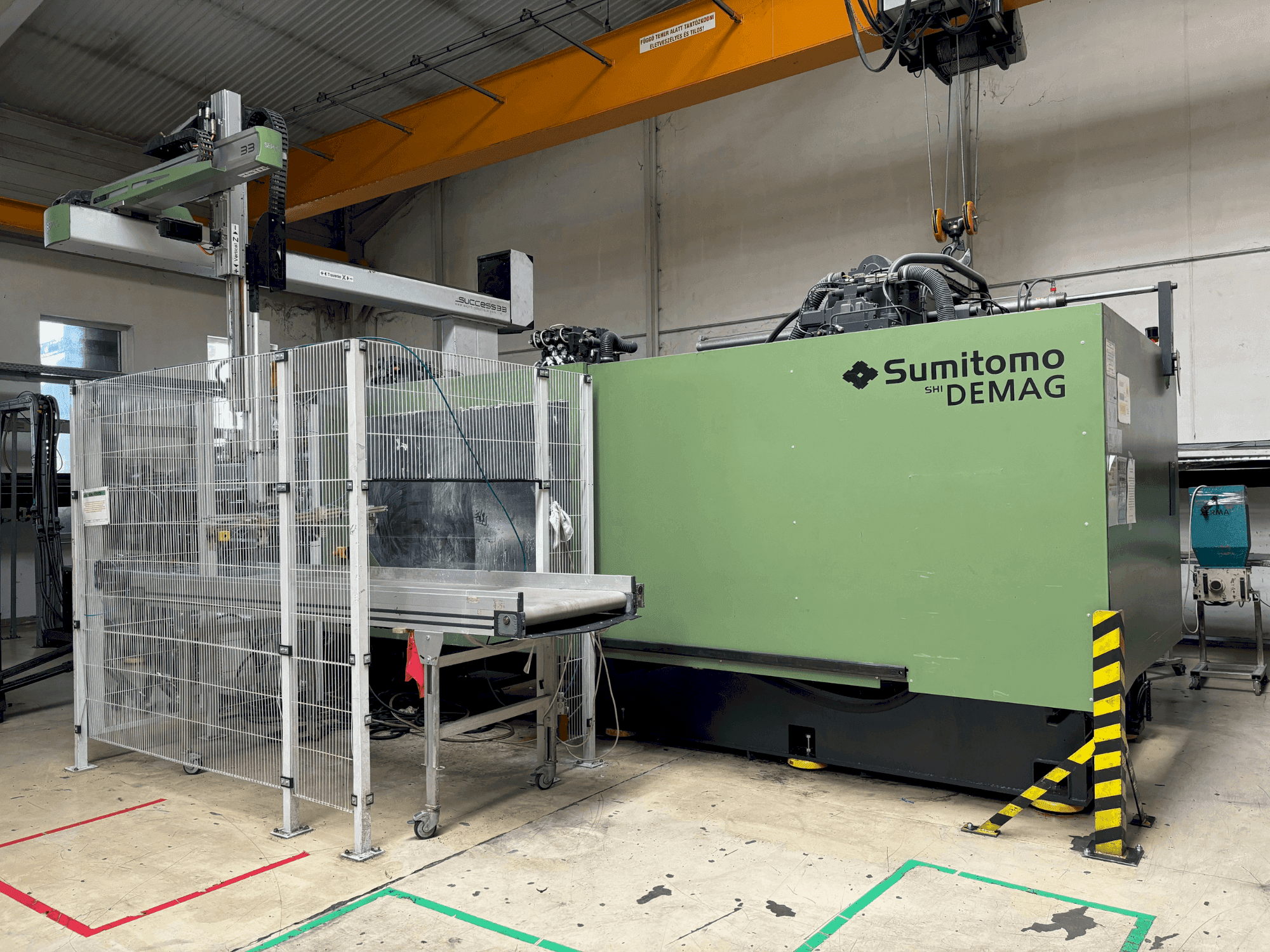 Mašīnas SUMITOMO SHI DEMAG Systec 800/1120-6400 pretskats