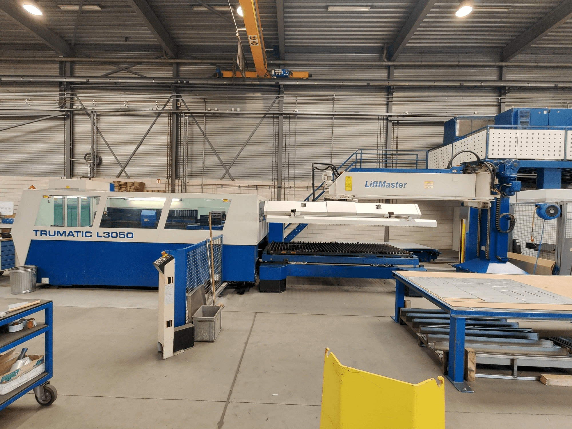 Mašīnas Trumpf Trumatic L3050 + Liftmaster pretskats