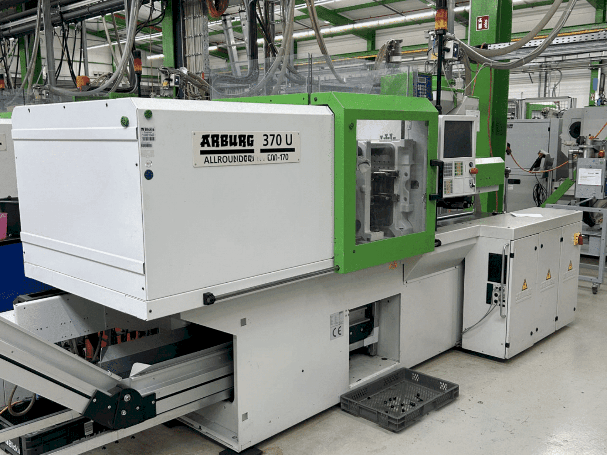 Mašīnas Arburg 370 U / 500-170 pretskats