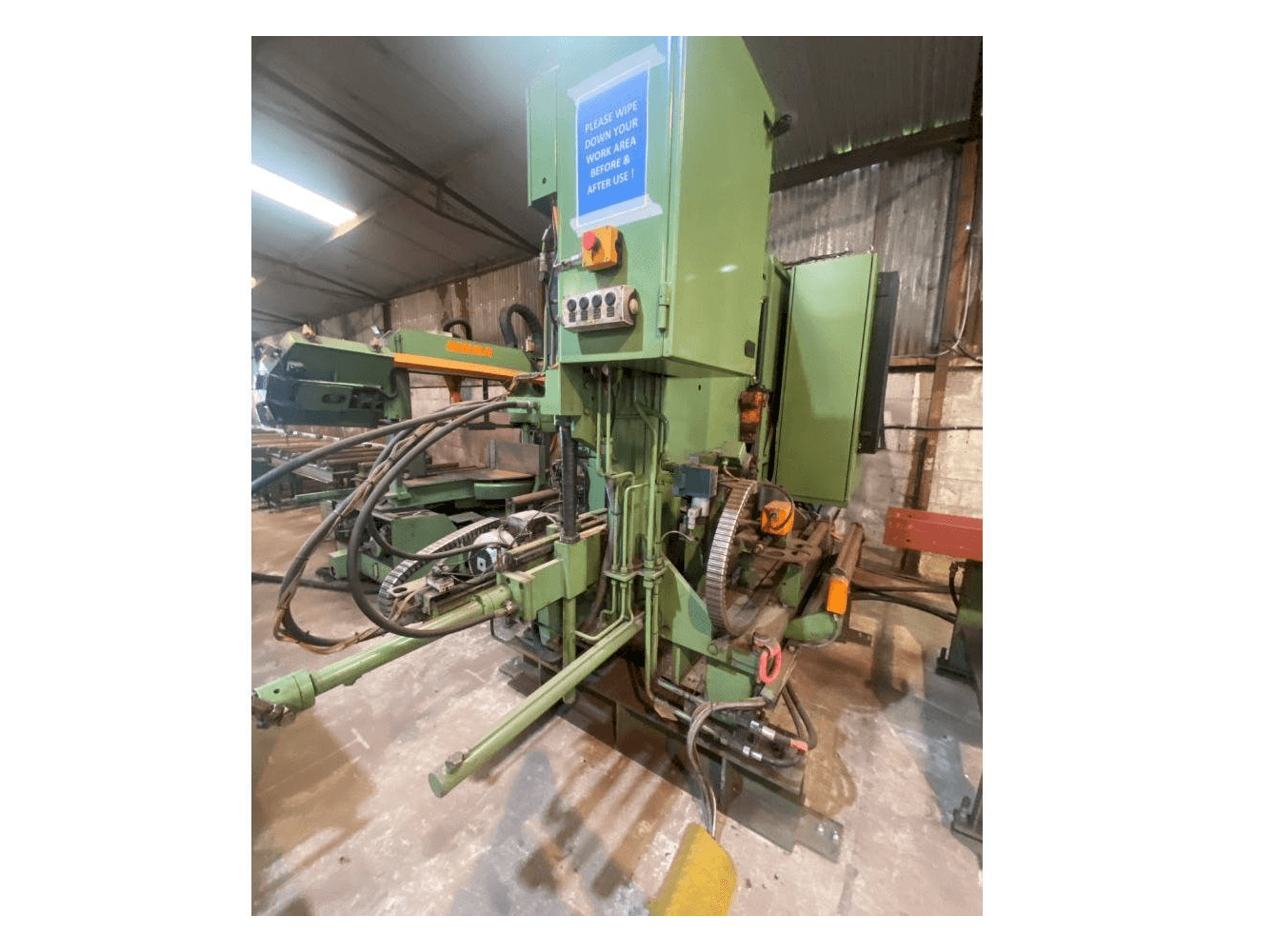 Mašīnas Peddinghaus BDL760/3 with Meba 400DG-700 pretskats