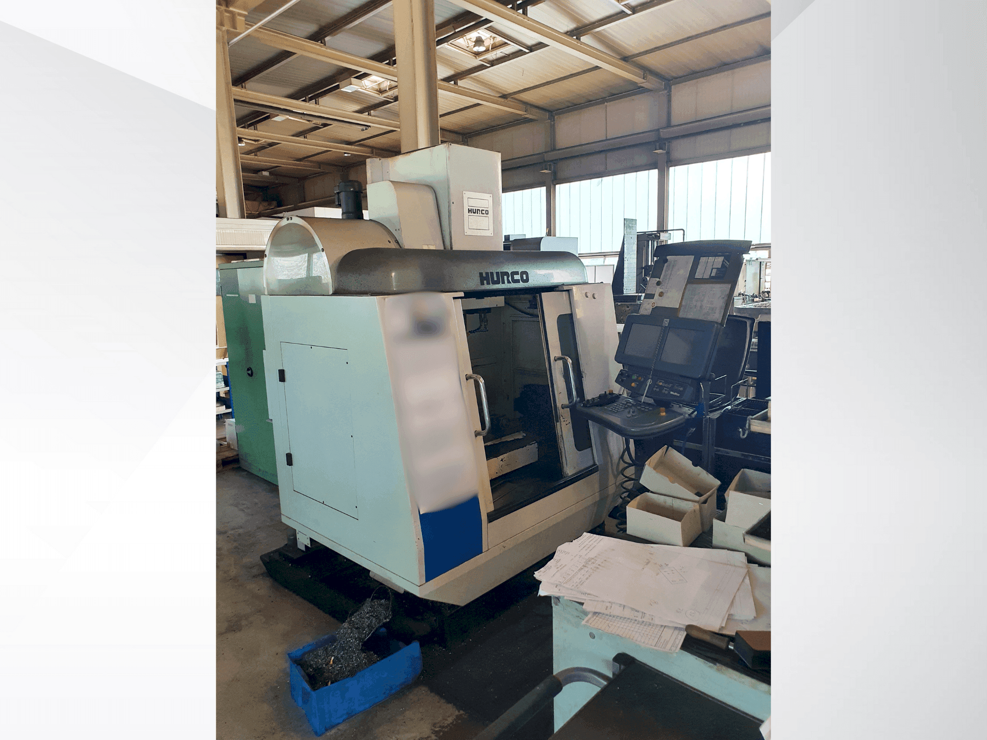 Mašīnas Hurco VMX42T pretskats